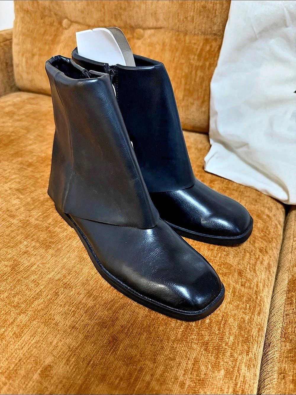 Zara Black Ankle Boots EU 37 NWT
